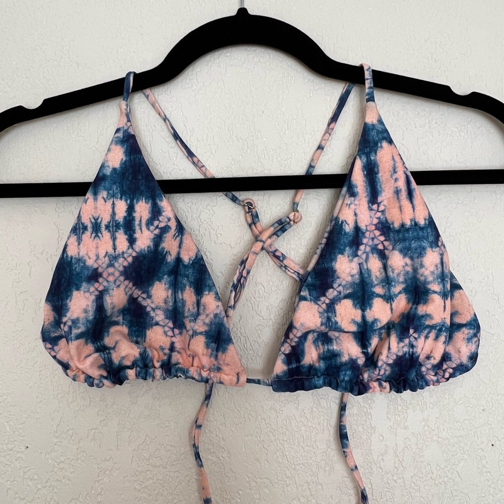 Skatie Indigo - Blue and Pink Tie-Dye Bikini Set - Picture 3 of 7